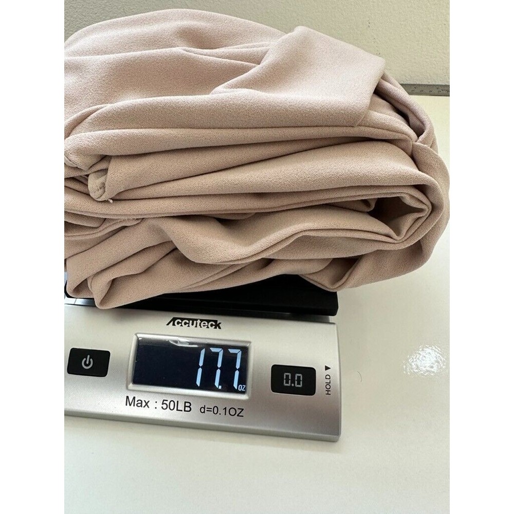 Nookie Women's Miami Midi Dress Beige Size XS Bodycon Waist Tie Classic Zip - Picture 9 of 9